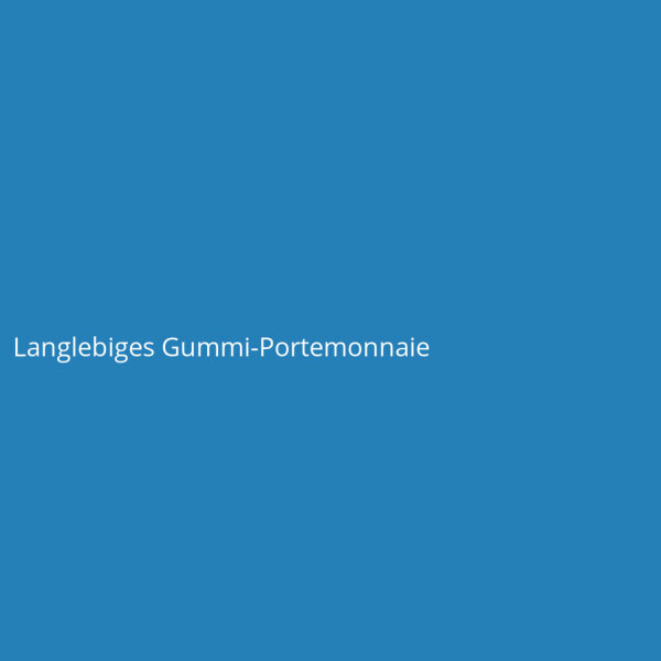 Langlebiges Gummi-Portemonnaie