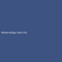 Mittelmäßige Stahl-Uhr