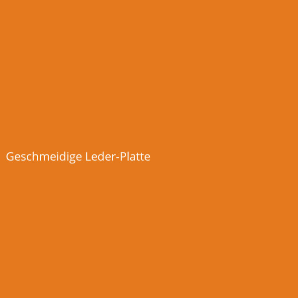 Geschmeidige Leder-Platte