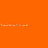 Enormes Kupfer-Portemonnaie