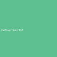 Rustikaler Papier-Hut