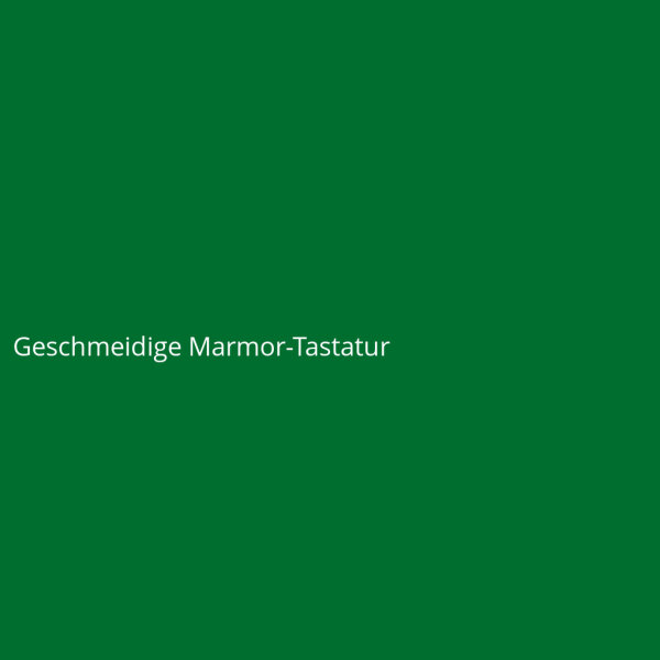 Geschmeidige Marmor-Tastatur