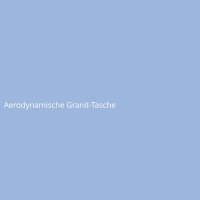 Aerodynamische Granit-Tasche