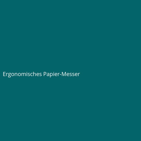 Ergonomisches Papier-Messer